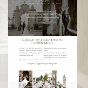 Caroline weboldal sablon